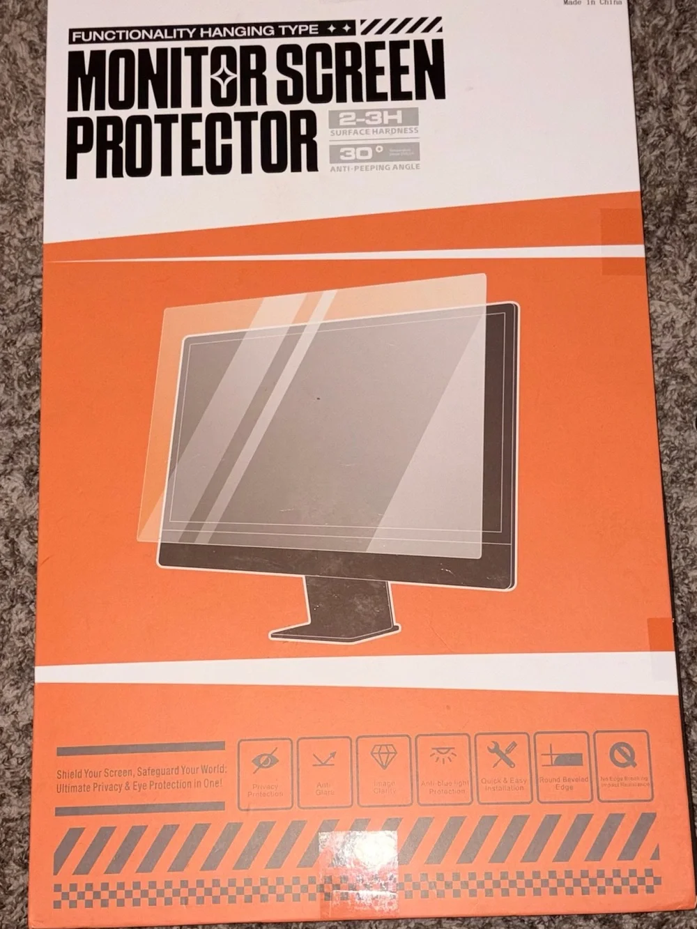 27in Magnetic Monitor Screen Protector - Privacy Anti-Glare